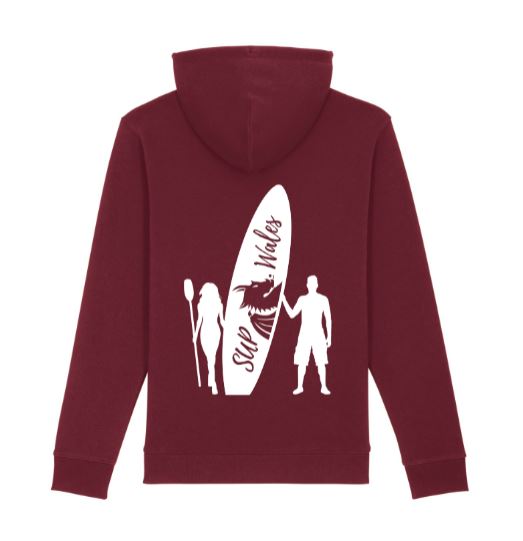 Eco Edition SUP Wales Hoodie - Burgundy