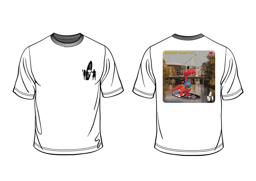 Dai The Dragon Tee - River Taff - Cardiff