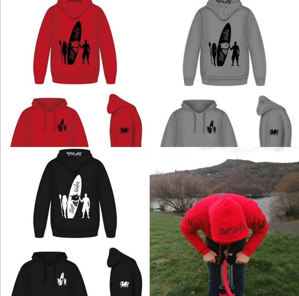 Iconic Edition SUP Wales Hoodie - Sustainable Red