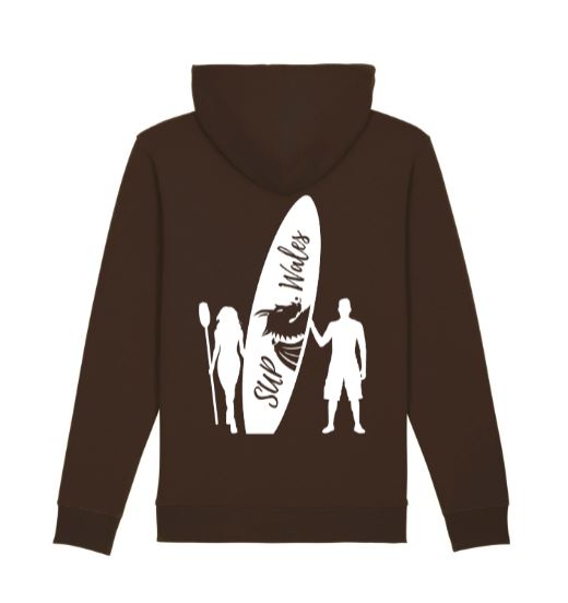 Eco Edition SUP Wales Hoodie - Deep Chocolate