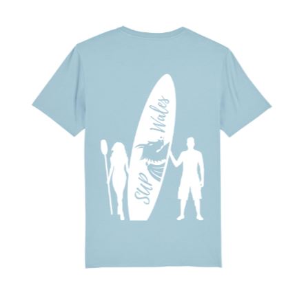 Eco Edition SUP Wales T-Shirt - Sky Blue