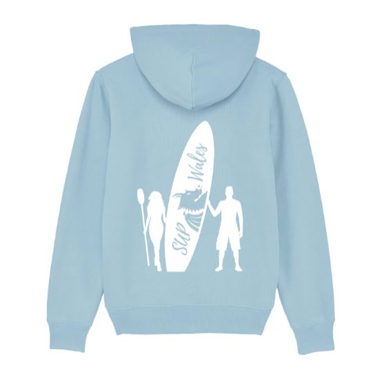 Eco Edition SUP Wales Hoodie - Sky Blue